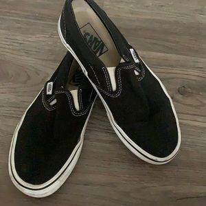 Black Slip-On Vans